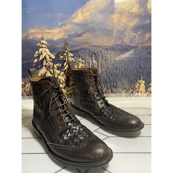 TAFT Saint Boot (Woven) in Espresso size 42 EU 10.5 US main image 7